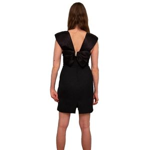 crystal bow dress